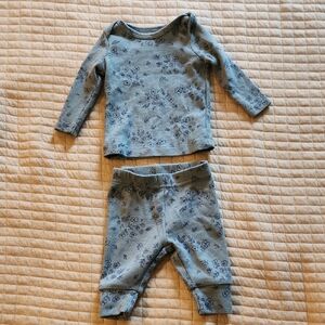 Carter's Floral Waffle Baby Outfit